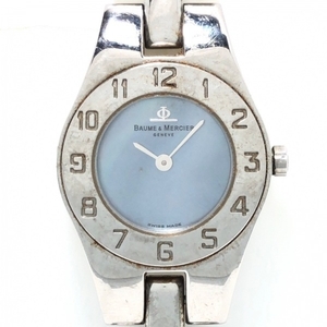 BAUME&MERCIER( Baume&Mercier ) wristwatch - MV045204 lady's blue shell 