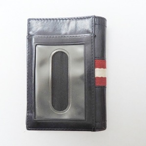 バリー BALLY カードケース - レザー 黒 パスケース付き 財布の画像2