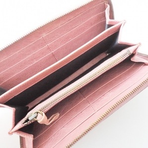 バレンシアガ BALENCIAGA 長財布 253036 クラシックコンチネンタルジップ レザー ピンク 財布の画像3