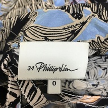 スリーワンフィリップリム 3.1 Phillip lim サイズ0 XS - 黒×ベージュ×ライトブルー レディース 半袖/ロング/シルク ワンピース_画像3