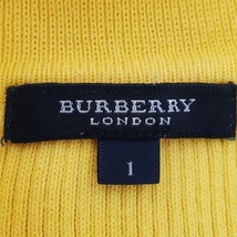 バーバリーロンドン Burberry LONDON 半袖セーター サイズ1 S - イエロー レディース トップス_画像3