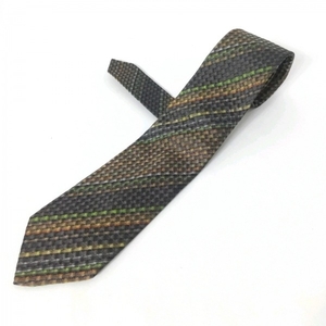  Etro ETRO - dark gray × gray × multi men's reji men taru beautiful goods necktie 