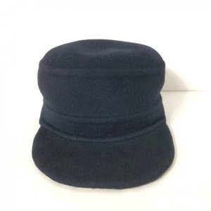 ディオール/クリスチャンディオール DIOR/ChristianDior 56 21DCH918I100 - ウール×シルク ダークネイビー 帽子 (その他) 美品 帽子