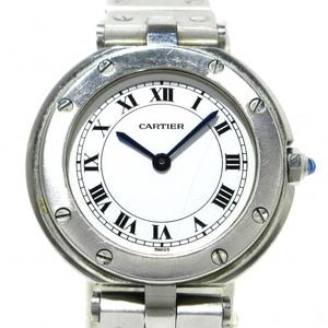 Cartier(カルティエ) 腕時計 サントスラウンド レディース 白