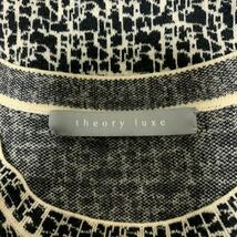 セオリーリュクス theory luxe サイズ40 M - 黒×アイボリー レディース 長袖/ロング ワンピース_画像3