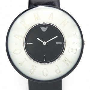 EMPORIOARMANI(アルマーニ) 腕時計 - AR-1300 メンズ 黒