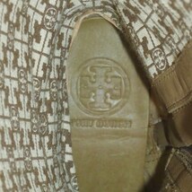 トリーバーチ TORY BURCH ロングブーツ 6 1/2 M - レザー ライトブラウン レディース アウトソール張替済 靴_画像6