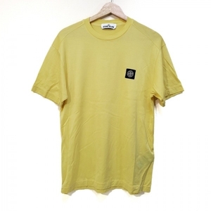 ストーンアイランド STONE ISLAND 半袖Tシャツ サイズM - イエロー パッチ 美品 トップス