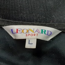 レオナールスポーツ LEONARD SPORT 長袖ポロシャツ サイズL - 黒 レディース トップス_画像3