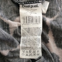 デシグアル Desigual サイズM - ダークグレー×グレーベージュ×マルチ レディース 長袖/ひざ丈 ワンピース_画像5