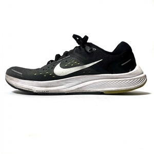 ナイキ NIKE スニーカー 26 CZ6720-010 エア ズーム ストラクチャー 23 化学繊維 黒×イエローグリーン メンズ メッシュ 靴