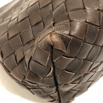 ボッテガヴェネタ BOTTEGA VENETA ショルダーバッグ 120773 イントレチャート レザー ダークブラウン ミニバッグ バッグ_画像5