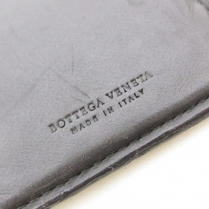 ボッテガヴェネタ BOTTEGA VENETA 札入れ 120697 イントレチャート レザー 黒 財布の画像5