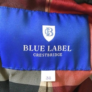 ブルーレーベルクレストブリッジ BLUE LABEL CRESTBRIDGE サイズ38 M - 黒 レディース 長袖/中綿/冬 コートの画像3