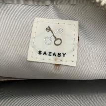 サザビー SAZABY ショルダーバッグ - レザー シルバー バッグ_画像8