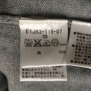 バーバリーブルーレーベル Burberry Blue Label サイズ38 M - グレー レディース クルーネック/長袖/ひざ丈/ニット ワンピースの画像4