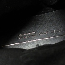エコー ECCO ロングブーツ - レザー×化学繊維 黒 レディース 美品 靴_画像6