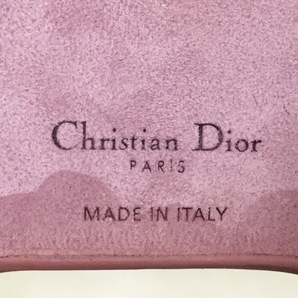 ディオール/クリスチャンディオール DIOR/ChristianDior 携帯電話ケース レディディオール ラムスキン ピンク iPhoneケース/iPhone14 Proの画像4