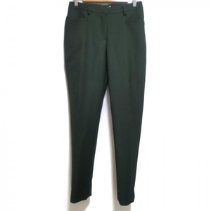  Dior / Christian Dior DIOR/ChristianDior pants size 42 L - dark green lady's full length beautiful goods bottoms 