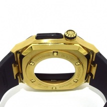 ゴールデンコンセプト GOLDEN CONCEPT SP-45 Apple Watch Case 金属素材×ラバー 黒×ピンクゴールド 小物_画像3