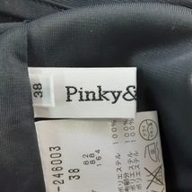 ピンキー&ダイアン Pinky&Dianne サイズ38 M - 黒×ピンク×マルチ レディース Vネック/長袖/ひざ丈 ワンピース_画像3