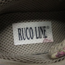 ルコライン RUCO LINE スニーカー 36 - キャンバス 白×ピンク×マルチ レディース 靴_画像5