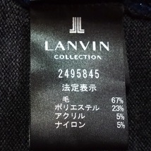 ランバンコレクション LANVIN COLLECTION カーディガン サイズ40 M - ダークグレー×ネイビー レディース 長袖/ラメ トップス_画像4