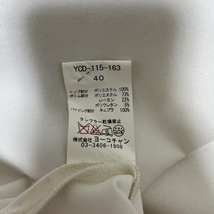 ヨーコ チャン YOKO CHAN サイズ40 M - 黒×白 レディース 半袖/ひざ丈 ワンピース_画像5