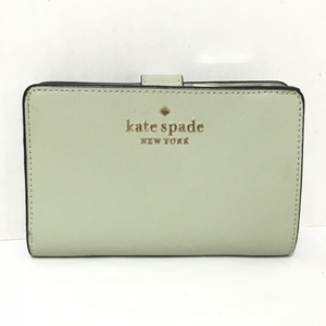 ケイトスペード Kate spade 2つ折り財布 WLR00128 - レザー ライトグリーン 財布