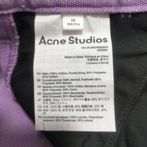 アクネ ストゥディオズ ACNE STUDIOS パンツ サイズXS - ライトパープル レディース クロップド(半端丈) ボトムスの画像4