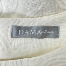 ダーマコレクション DAMAcollection サイズ9 M - アイボリー レディース クルーネック/ノースリーブ/ひざ丈 新品同様 ワンピース_画像3