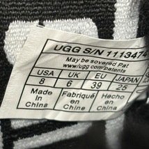 アグ UGG サンダル JAPAN25 1113474 ファンケット ムートン 黒 レディース 美品 靴_画像6