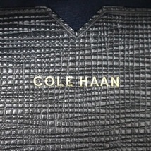 コールハーン COLE HAAN ハンドバッグ - レザー 黒×白×ダークブラウン 美品 バッグ_画像8