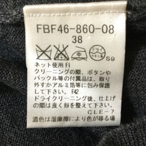 バーバリーブルーレーベル Burberry Blue Label 長袖セーター サイズ38 M - ダークグレー レディース タートルネック/ニット/ハーフボタン_画像5