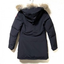 カナダグース CANADA GOOSE ダウンコート サイズXS 2603JL - ダークネイビー レディース 長袖/ファー/冬 コート_画像2