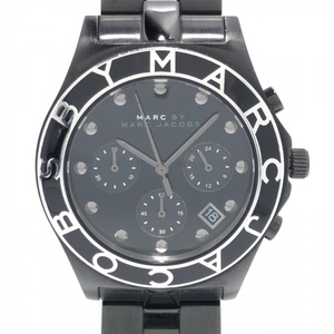 MARC JACOBS(マークジェイコブス) 腕時計 - MBM3083 ボーイズ クロノグラフ 黒