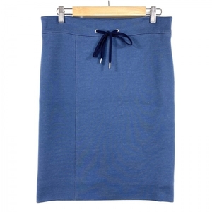 ドゥロワー Drawer スカート サイズ2 M - ブルー レディース ひざ丈 ボトムス