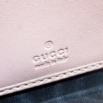 グッチ GUCCI 長財布 443123 GGマーモント レザー ピンク 財布_画像5