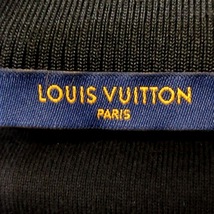 ルイヴィトン LOUIS VUITTON ジャージ サイズXL 1A978H LVフラワーバンドトラックトップブルゾン 黒 メンズ ジップアップ/春・秋物_画像3