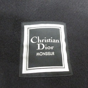 クリスチャンディオールムッシュ Christian Dior MONSIEUR サイズL - 黒 メンズ 冬物/長袖/カシミアネーム刺繍 美品 コートの画像3