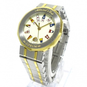 CORUM(コルム) 腕時計 アドミラルズカップ 39.610.21V52 レディース アイボリーの画像2