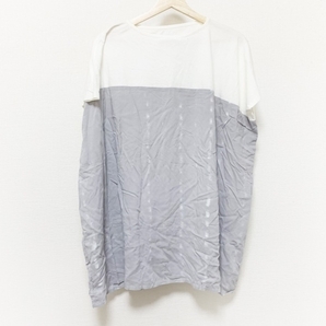 エムエムシックス MM6 ノースリーブTシャツ サイズS - 白×グレー レディース トップスの画像1