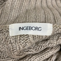 インゲボルグ INGEBORG - ベージュ レディース ハイネック/長袖/ロング/ニット ワンピース_画像3