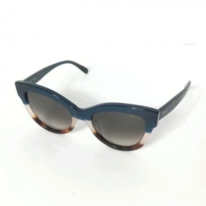  maru Berry MULBERRY SML032V - plastic blue green × beige × dark brown sunglasses 