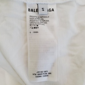 バレンシアガ BALENCIAGA パーカー サイズS 659403 - 白 メンズ 長袖/デストロイ加工/オーバーサイズ /プルオーバー トップスの画像5