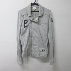  diesel DIESEL blouson size S - gray long sleeve / spring * autumn thing jacket 