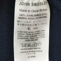 ジョンスメドレー JOHN SMEDLEY 長袖セーター/ニット サイズM - ダークネイビー レディース クルーネック トップス_画像4