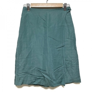 シビラ Sybilla 巻きスカート サイズ63-90 - グリーングレー レディース ひざ丈 ボトムス