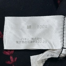 シビラ Sybilla 半袖カットソー サイズ40 XL - 黒×レッド レディース 刺繍 トップス_画像4