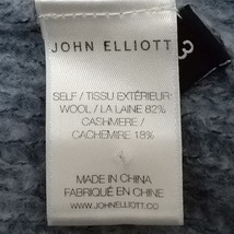 ジョンエリオット John Elliott + Co 長袖セーター サイズ3 L - ライトパープル×ダークネイビー メンズ クルーネック トップス_画像4